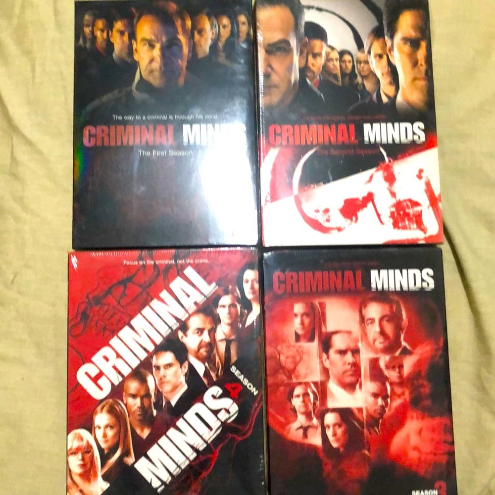 SEALED Criminal Minds Seasons 1-4 DVD Set. Never Opened